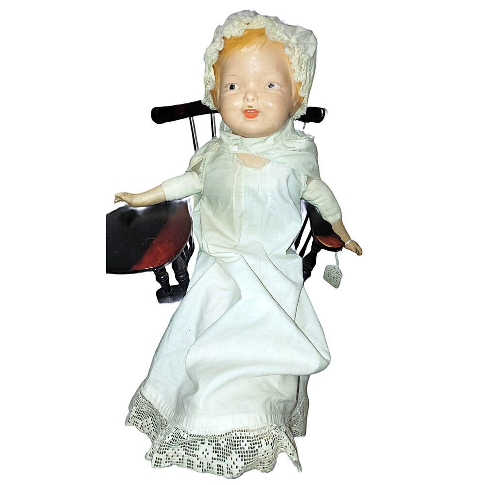20" Antique "Kiddie Pal Dolly" Baby Doll By G. Luck MFG Co Inc